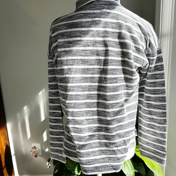 J.Crew Size Small Long Sleeve Top Cotton Blend Nautical - Picture 2 of 7